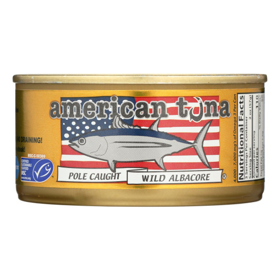 American Tuna - Canned Tuna - Salt - Case Of 24 - 6 Ozdo 45148369