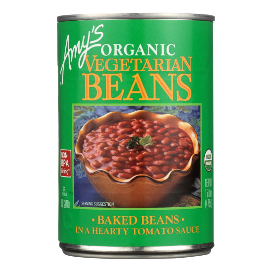 Amy s - Organic Vegetarian Baked Beans - Case of 12 - 15 oz.do 43614524