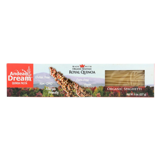 Andean Dream Gluten Free Organic Spaghetti Quinoa Pasta - Case of 12 - 8 oz.do 43991745