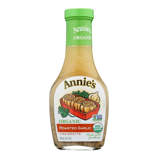 Annie s Naturals Vinaigrette Organic Roasted Garlic - Case of 6 - 8 fl oz.do 43978702