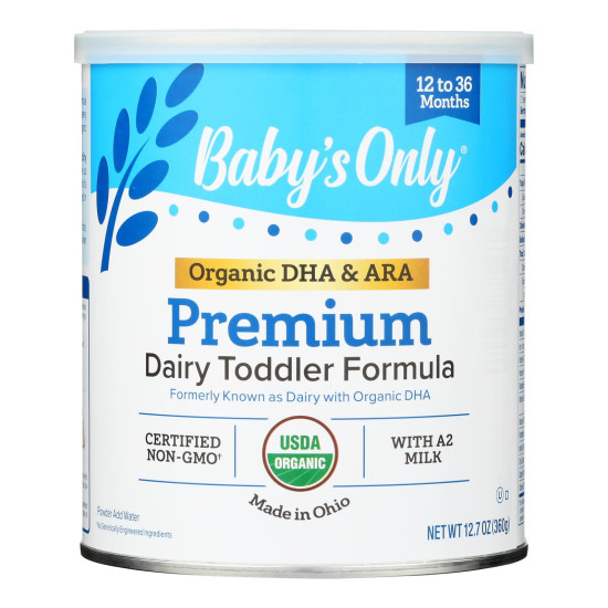 Babys Only Organic Toddler Formula - Organic - Dairy - DHA and ARA - 12.7 oz - case of 6do 44193905