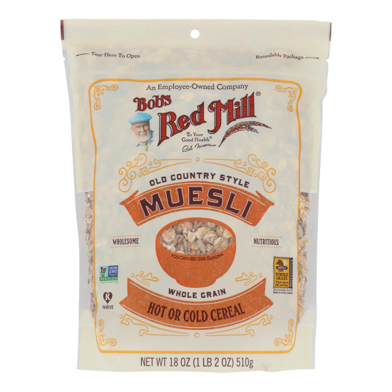 Bob s Red Mill - Old Country Style Muesli Cereal - 18 oz - Case of 4do 35357704