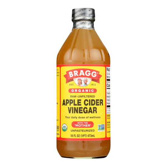 Bragg - Apple Cider Vinegar - Organic - Raw - Unfiltered - 16 oz - 1 eachdo 35324576