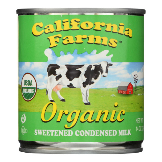 California Farms Condensed Milk - Organic - Sweetened - 14 oz - case of 24do 35324634