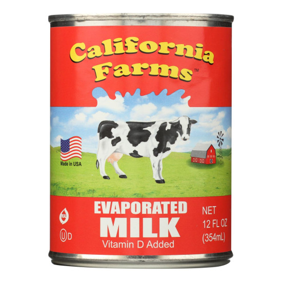 California Farms Evaporated Milk - 12 oz - case of 24do 35324635