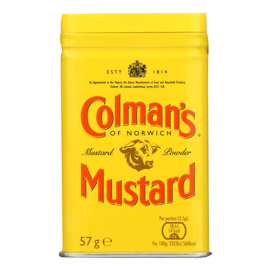 Colmans Dry Mustard Powder - 2 oz - Case of 12do 34379813