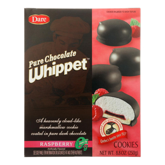 Dare Whippet Pure Chocolate - Raspberry - Case of 12 - 8.8 oz.do 44560462