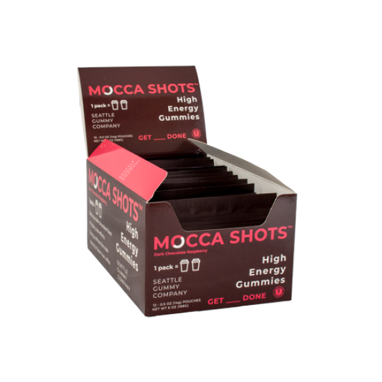 Dark Chocolate Raspberry Mocca Shots Caffeine Gummies (12-Pack)do 45541486