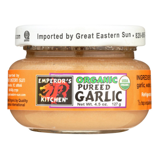 Emperor s Kitchen Organic Garlic - Pureed - Case of 12 - 4.5 oz.do 44571347