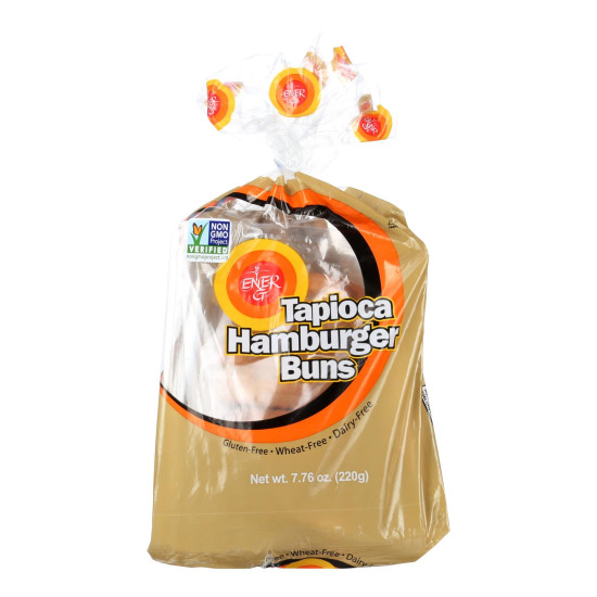 Ener-G Foods - Hamburger Buns - Tapioca - 7.76 oz - case of 6do 35324771