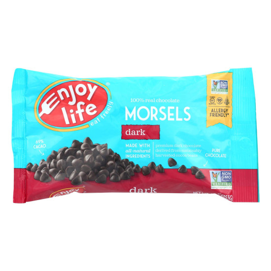 Enjoy Life - Baking Chocolate - Morsels - Dark Chocolate - 9 oz - case of 12do 35324808