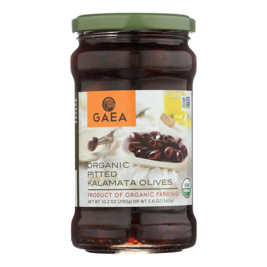 Gaea Olives - Organic - Kalamata - Pitted - Original - 5.6 oz - case of 8do 35325088