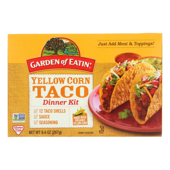 Garden of Eatin  Yellow Corn Taco Dinner Kit - Dinner Kit - Case of 12 - 9.4 oz.do 44571581