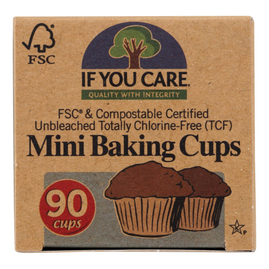 If You Care Baking Cups - Mini - Unbleached Totally Chlorine Free - 90 Countdo 35021940
