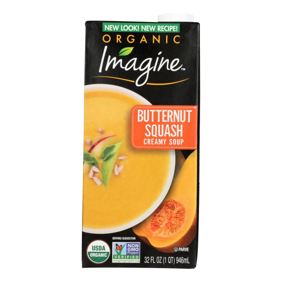 Imagine Foods Butternut Squash Soup - Creamy - Case of 12 - 32 oz.do 44572783