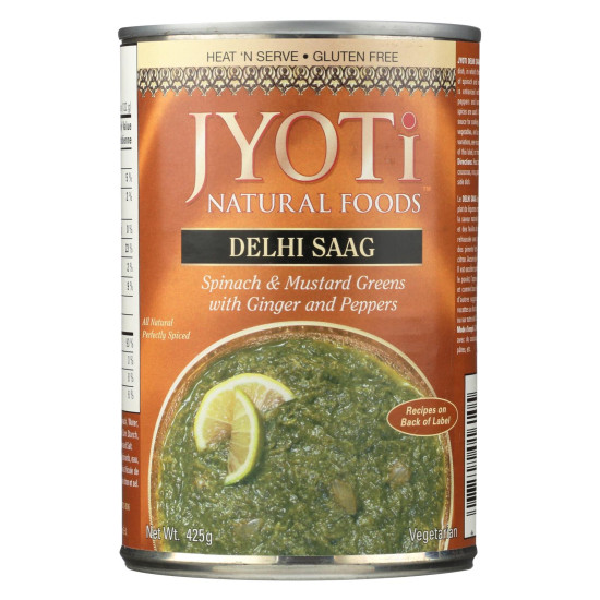 Jyoti Cuisine India Delhi Saag - Case of 12 - 15 oz.do 44572916