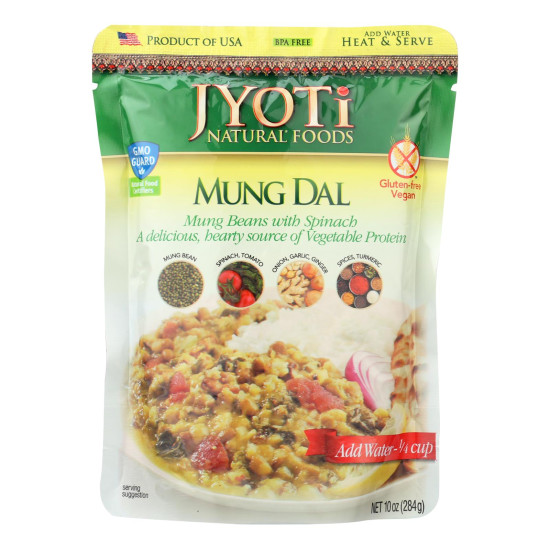 Jyoti Cuisine India Mung Dal with Spinach - Case of 6 - 10 oz.do 44572914