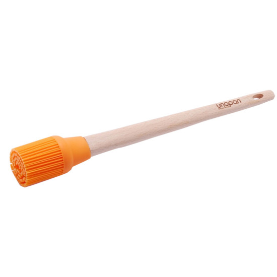 Kitchen Beech Handle Heat-Resistant Silicone Basting Pastry & Bbq Brush,12do 34994152