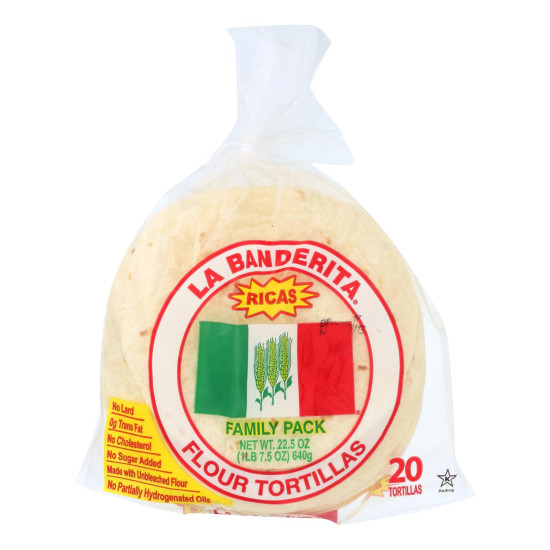 La Banderita Flour Tortillas - Rica s - Case of 12 - 22.5 oz.do 45144889