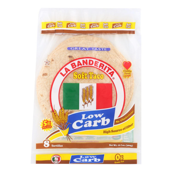 La Banderita Soft Taco - Low Carb - Case of 12 - 12.8 oz.do 45144890