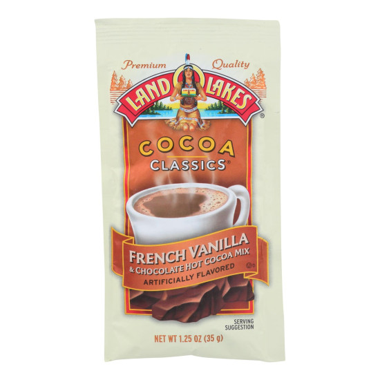 Land O Lakes Cocoa Classic Mix - French Vanilla and Chocolate - 1.25 oz - Case of 12do 34382096