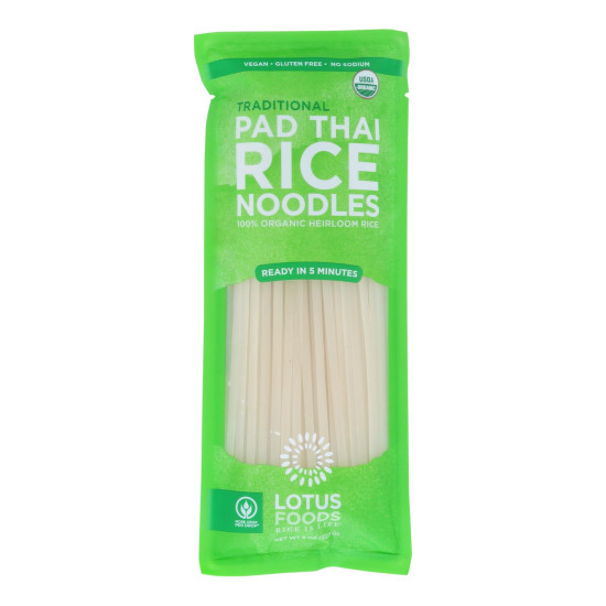 Lotus Foods Noodles - Organic - Traditional Pad Thai - Case of 8 - 8 ozdo 45441529