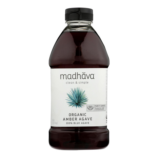Madhava Honey Agave Nectar - Organic - Amber - Case of 4 - 46 ozdo 44831990