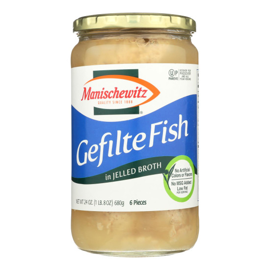 Manischewitz - Gefilte Fish in Jelled Broth - Original - Case of 12 - 24 oz.do 43472310