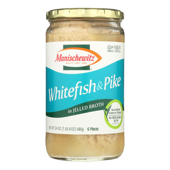 Manischewitz Whitefish & Pike - Case of 12 - 24 OZdo 43472312