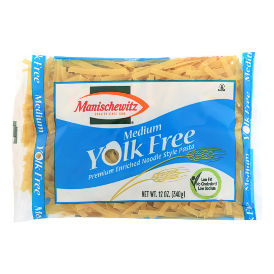 Manischewitz - Yolk Free Medium Noodles - Case of 12 - 12 oz.do 44573438