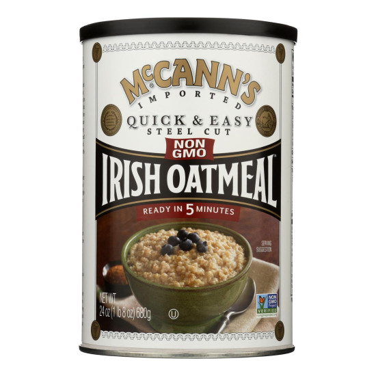 McCann s Irish Oatmeal Quick and Easy Steel Cut - Case of 12 - 24 oz.do 44559316