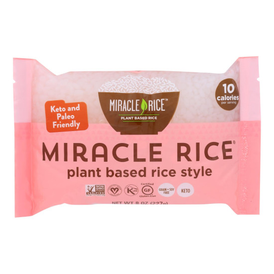 Miracle Noodle Rice - Shirataki - Miracle Rice - 8 oz - case of 6do 35325584