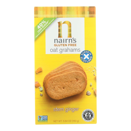 Nairn s Oatmeal Ginger Cookie Gluten - Ginger - Case of 12 - 5.64 oz.do 44559346