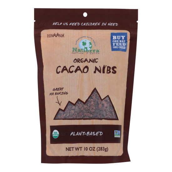 Natierra Organic Cacao Nibs - Chocolate - Case of 6 - 10 oz.do 43566441