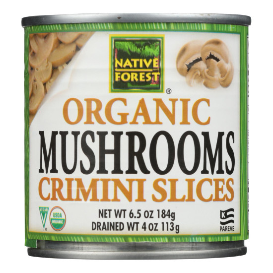 Native Forest Mushrooms - Organic - Crimini - Sliced - 4 oz - case of 12do 35325605