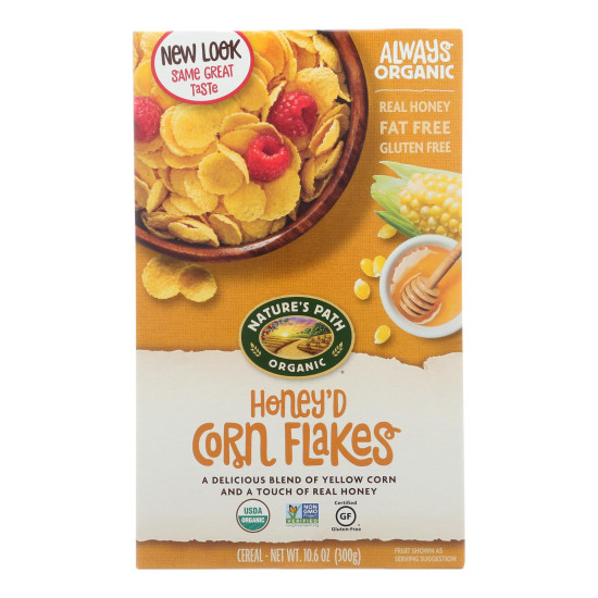 Nature s Path Organic Corn Flakes Cereal - Honey?D - Case of 12 - 10.6 oz.do 44559135