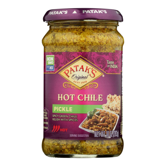 Pataks Relish - Chile - Hot - 10oz - case of 6do 35325765