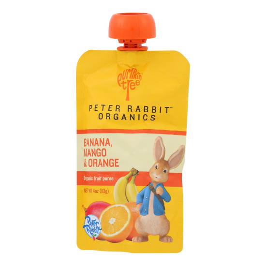 Peter Rabbit Organics Fruit Snacks - Mango Banana and Orange - Case of 10 - 4 oz.do 45146056