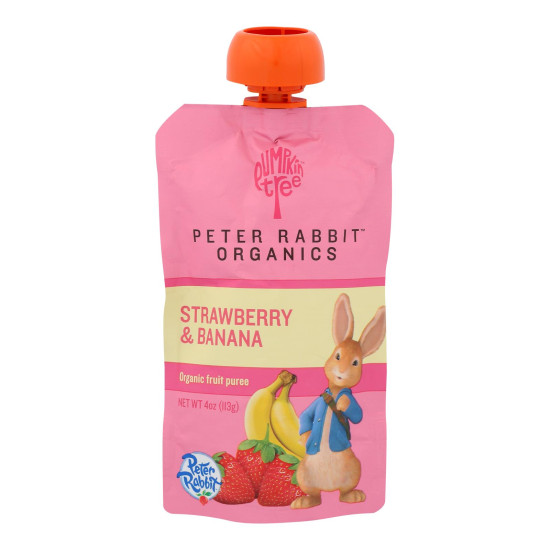 Peter Rabbit Organics Fruit Snacks - Strawberry and Banana - Case of 10 - 4 oz.do 45146054