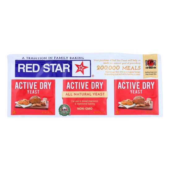 Red Star Nutritional Yeast - Active Dry - .75 oz - Case of 18do 44198678