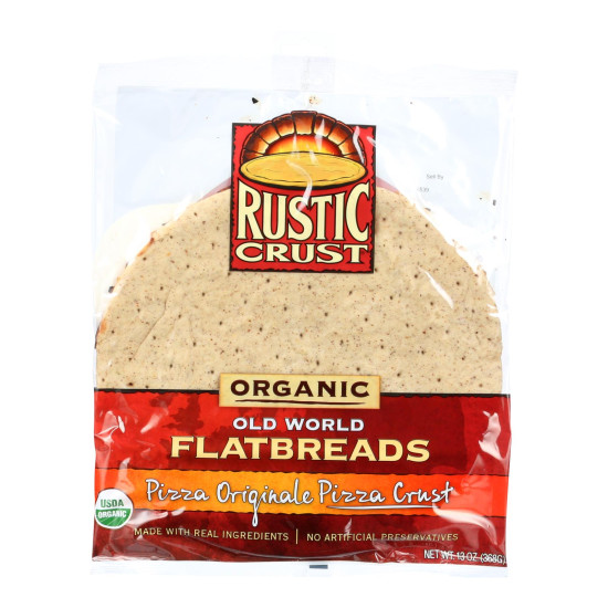 Rustic Crust Pizza Crust - Organic - Flatbreads - Pizza Originale - 13 oz - case of 8do 35325828