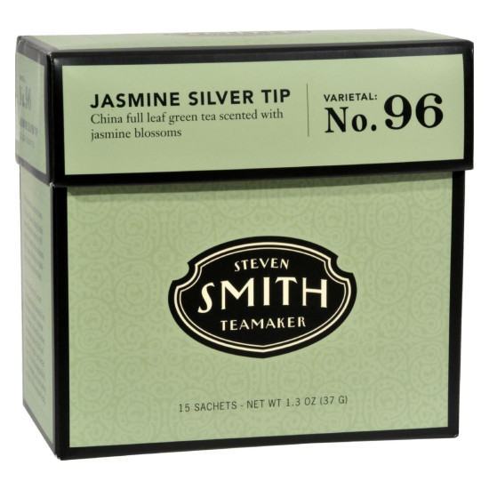Smith Teamaker Green Tea - Jasmine Slvr Tp - Case of 6 - 15 Bagsdo 26150010