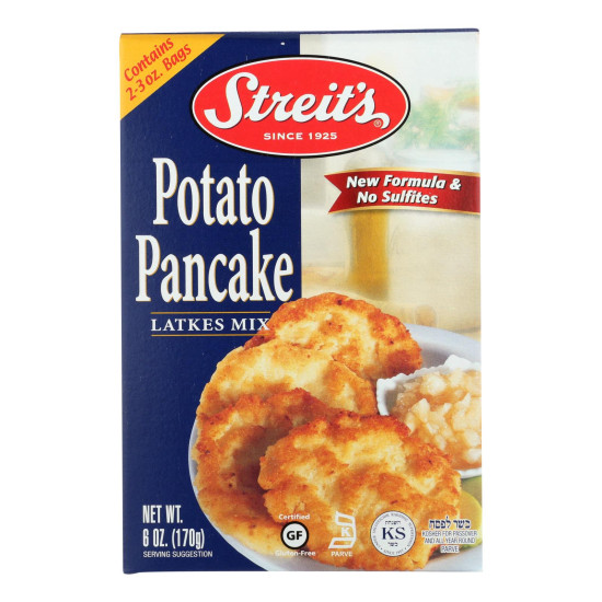 Streit s Pancake Mix - Potato - Case of 12 - 6 oz.do 45145075