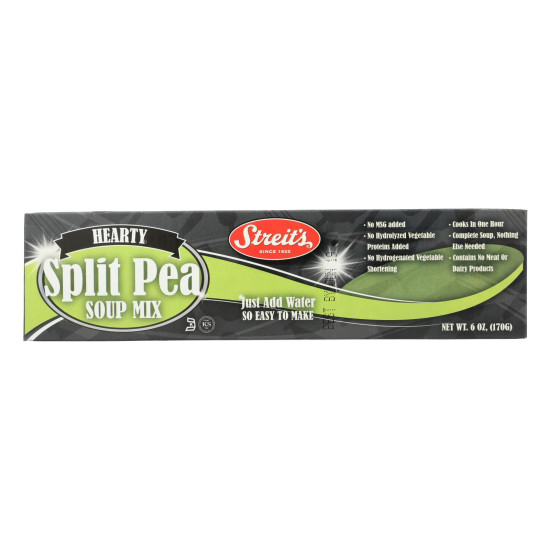 Streit s Soup Mix - Split Pea - Case of 12 - 6 oz.do 45145078