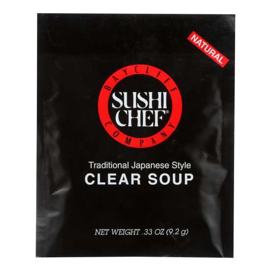 Sushi Chef Soup Mix - Clear - Traditional Japanese Stye - .33 oz - Case of 12do 34384544