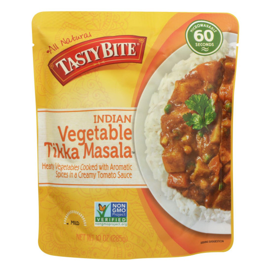 Tasty Bite Entree - Indian Cuisine - Vegetable Tikka Masala - 10 oz - case of 6do 44199306