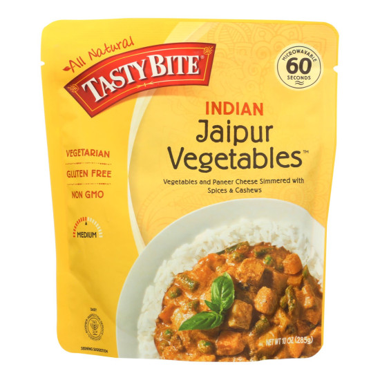 Tasty Bite Entrees - Indian Cuisine - Jaipur Vegetables - 10 oz - case of 6do 35325946