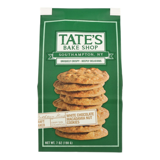 Tate s Bake Shop White Chocolate Macadamia Nut Cookies - Case of 12 - 7 oz.do 44560419