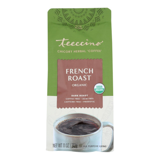 Teeccino Herbal Coffee French Roast Maya Dark Roast - 11 oz - Case of 6do 34384663