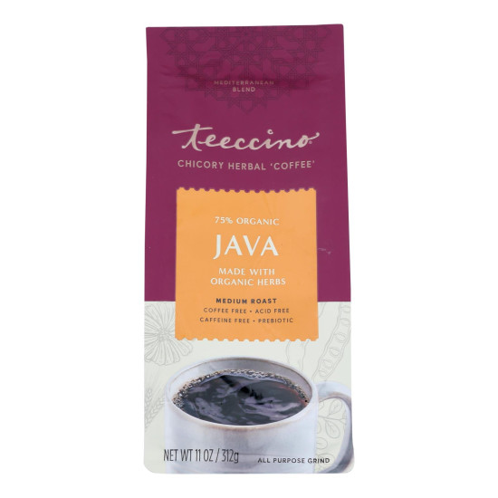 Teeccino Mediterranean Herbal Coffee Java - 11 oz - Case of 6do 34384654
